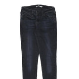 LEVI'S Womens Jeans Blue Slim Skinny Denim Medium W24 L29 Stretch Zip Fastening