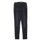 LEVI'S Womens Jeans Blue Slim Skinny Denim Medium W24 L29 Stretch Zip Fastening
