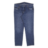 LEVI'S 501CT Womens Jeans Blue Classic Straight Denim Medium W32 L28 Button