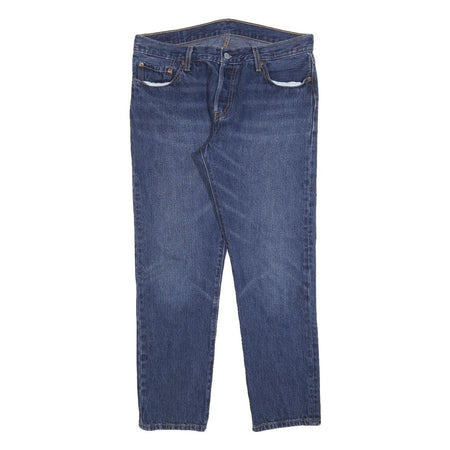 LEVI'S 501CT Womens Jeans Blue Classic Straight Denim Medium W32 L28 Button