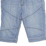 ARIZONA JEAN COMPANY Mens Cotton Blue Denim Casual Shorts XL W38 Relaxed Fit