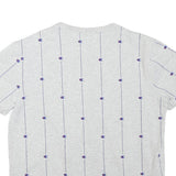CHAMPION Mens Grey Graphic T-Shirt M Short Sleeve Crew Neck Cotton Blend Casual