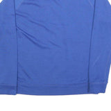 NIKE Womens Blue Sweatshirt Crew Neck M Cotton Blend Lightweight Sportswear