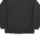 ADIDAS Mens Black Polyester Blend Track Jacket L Zip Athletic Leisure Sports