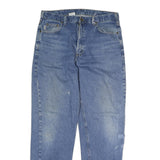 CARHARTT Mens Jeans Blue Regular Straight Denim Medium W34 L34 Durable Workwear