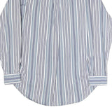 RALPH LAUREN POLO JEANS COMPANY Mens Blue & White Striped Shirt M Classic Cotton