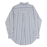 RALPH LAUREN POLO JEANS COMPANY Mens Blue & White Striped Shirt M Classic Cotton