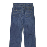 BENCH Womens Jeans Blue Regular Straight Denim Medium W28 L31 Zip Cotton Blend
