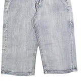 F3 JEANS Mens Denim Blue Casual Shorts M W30 Cotton Blend Comfortable Fit