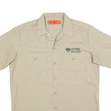 DICKIES Mens Beige Sustainable Solutions Cotton Blend Shirt M Workwear Utility