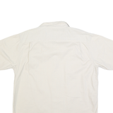 WRANGLER Mens White Classic Cotton Shirt L Button Pocket Casual Summer