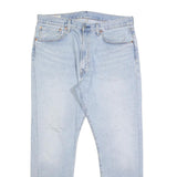 LEVI'S 551Z Mens Jeans Blue Slim Straight Denim Light W34 L29 Classic Fit
