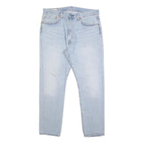 LEVI'S 551Z Mens Jeans Blue Slim Straight Denim Light W34 L29 Classic Fit