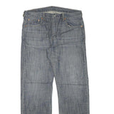 LEVI'S Mens Relaxed Blue Denim Light W36 L33 Casual Zip Jeans