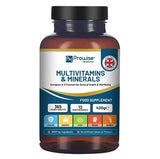 A-Z Multivitamins & Minerals l 365 Vegan Multivitamin Tablets l Multivitamin Tablets for Men and Women with 26 Essential / Active Vitamins & Minerals - Made in The UK by Prowise