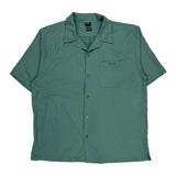 Oakley Short Sleeve Shirt - Large Green Cotton