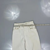Levis Jeans - 26W UK 8 White Cotton