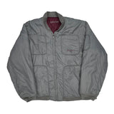 Sean John Bomber Jacket - Large Gray Nylon
