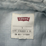 Levis Denim Shirt - Large Light Wash Cotton