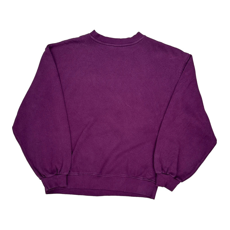 The North Face Sweatshirt - Small Purple Cotton