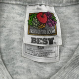 Cranford Fruit Of The Loom Single Stitch T-Shirt - XL Gray Cotton Blend