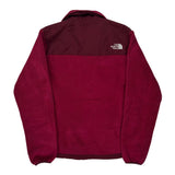 The North Face Fleece Jacket - Medium Burgundy Polyester