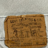 Levis Jeans - 28W UK 8 Light Wash Cotton