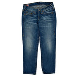 True Religion Skinny Jeans - 28W UK 6 Blue Denim