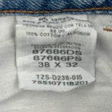 Wrangler Carpenter Jeans - 38W 32L Blue Cotton