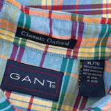 Gant Checked Short Sleeve Shirt - XL Multicoloured Cotton