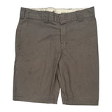 Dickies Shorts - 32W 11L Grey Cotton Blend