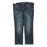 Affliction Contrast Stitch Jeans - 38W 31L Dark Wash Denim