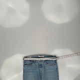 501 Levis Cropped Jeans - 30W US 6 Light Wash Denim