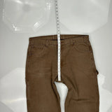 Dickies Carpenter Pants - 38W 31L Brown Cotton