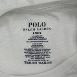 Polo By Ralph Lauren T-Shirt - Large White Cotton