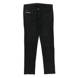 Diesel Skinny Jeans - 29W 30L Black Cotton Blend
