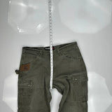 Wrangler Cargo Pants - 38W 30L Gray Cotton