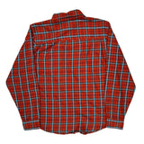 Marmot Checked Flannel Shirt - Large Red Cotton