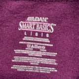 Blank Gildan Sweatshirt - Large Purple Cotton Blend