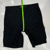Southpole Cargo Cargo Shorts - 38W 12L Black Cotton