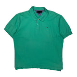 Tommy Hilfiger Polo Shirt - XL Green Cotton