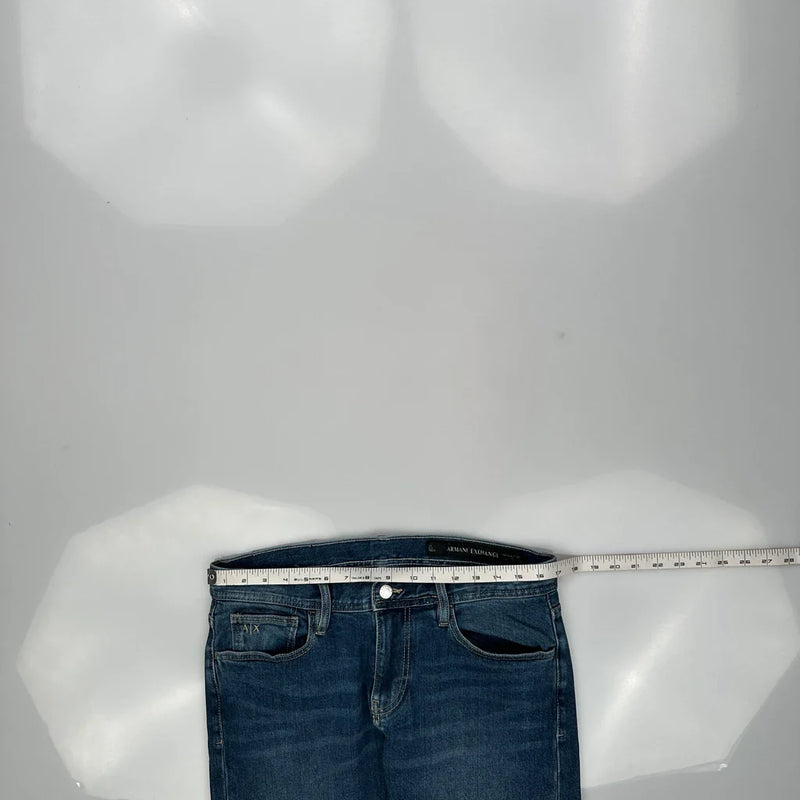 Armani Exchange Slim Jeans - 33W 30L Blue Denim