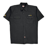 Zimmark Dickies Short Sleeve Shirt - Large Black Cotton