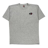 80S Made In USA Nike Graphic T-Shirt - Large Grey Cotton