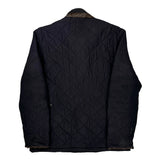 Barbour Quilted Jacket - Large Navy Polyester