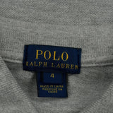 Age 3 Polo By Ralph Lauren Polo Shirt - XS Grey Cotton