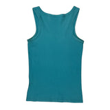 Harley Davidson Graphic Tank Top - Large Blue Cotton