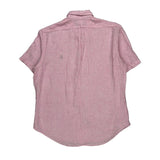 Ralph Lauren Checked Short Sleeve Shirt - Large Pink Cotton