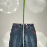 B-Fox Graphic Jeans - 33W 30L Blue Cotton