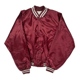 Taylor Varsity Jacket - 2XL Burgundy Polyester